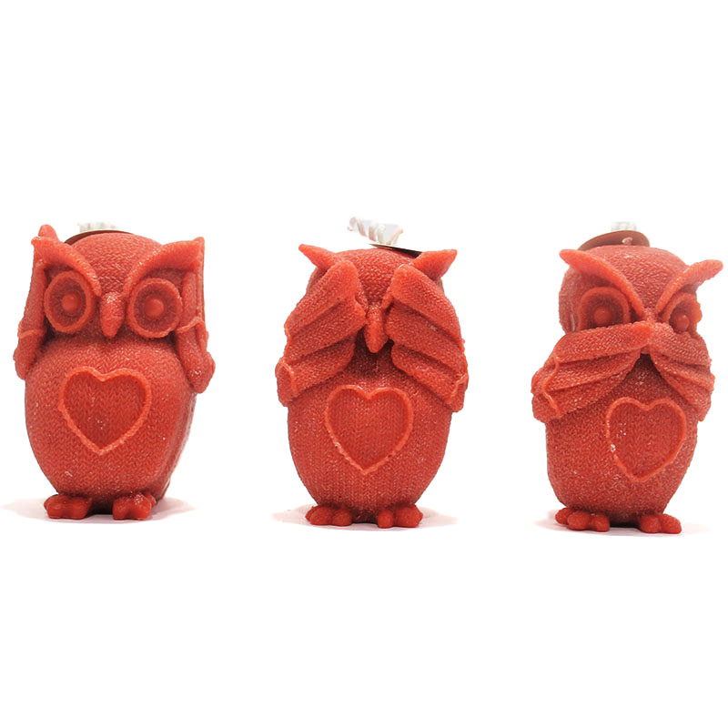 Búhos de la prudencia Rojos