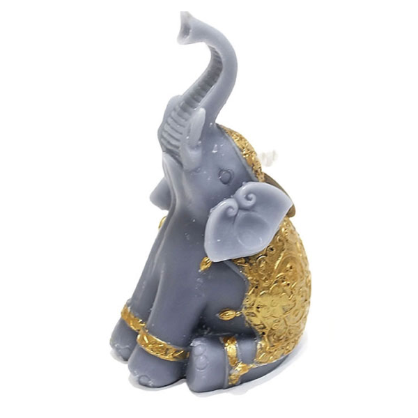 Elefante hindú sentado Lila