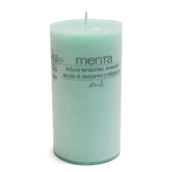 Cilindro aromado 6.5x10 cm menta